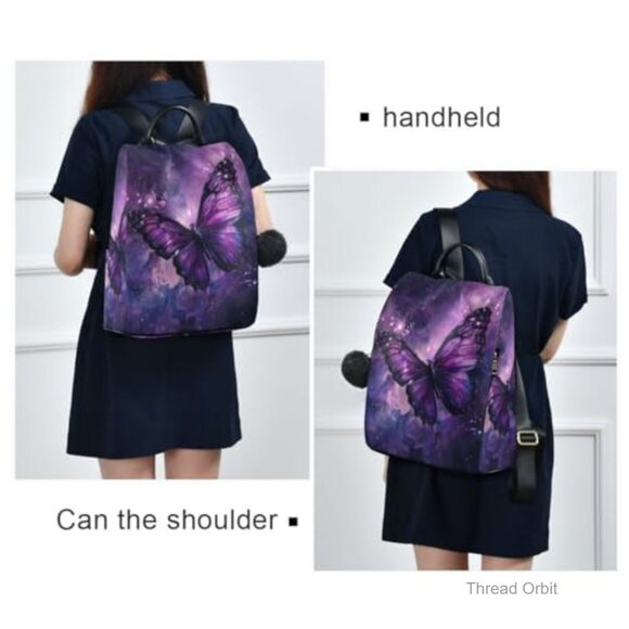 Large Anti-Theft Travel Backpack with Laptop Compartment, Lightweight Polyester main image 5